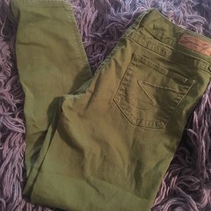 Olive Green Skinny Jean